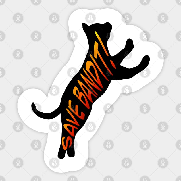 Save bandit Sticker by tothemoons